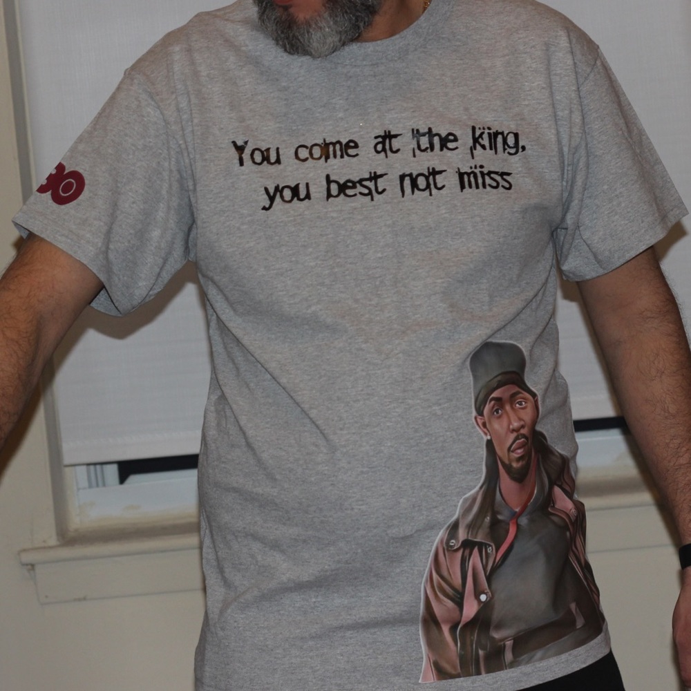 PadrinoXtheWire collaboration Omar Little T-shirt